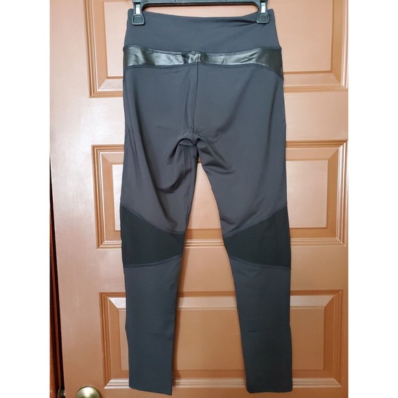 Neon Sweets Womens Black Yoga Pants no pockets Size Medium Highrise - Picture 4 of 5
